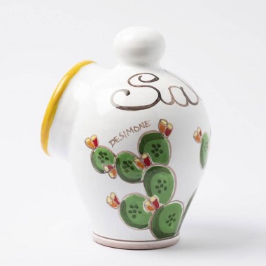 Salt Server Folk Prickly Pear de simone pottery PS5FK Salt Server Folk Prickly Pear de simone pottery PS5FK